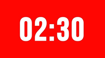 2 Minute 30 Second Timer With Alarm Without Music