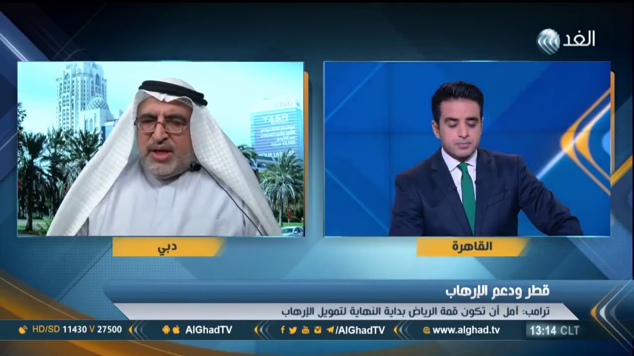 الكاتب اﻹماراتي أحمد إبراهيم على قناة الغد تركيا