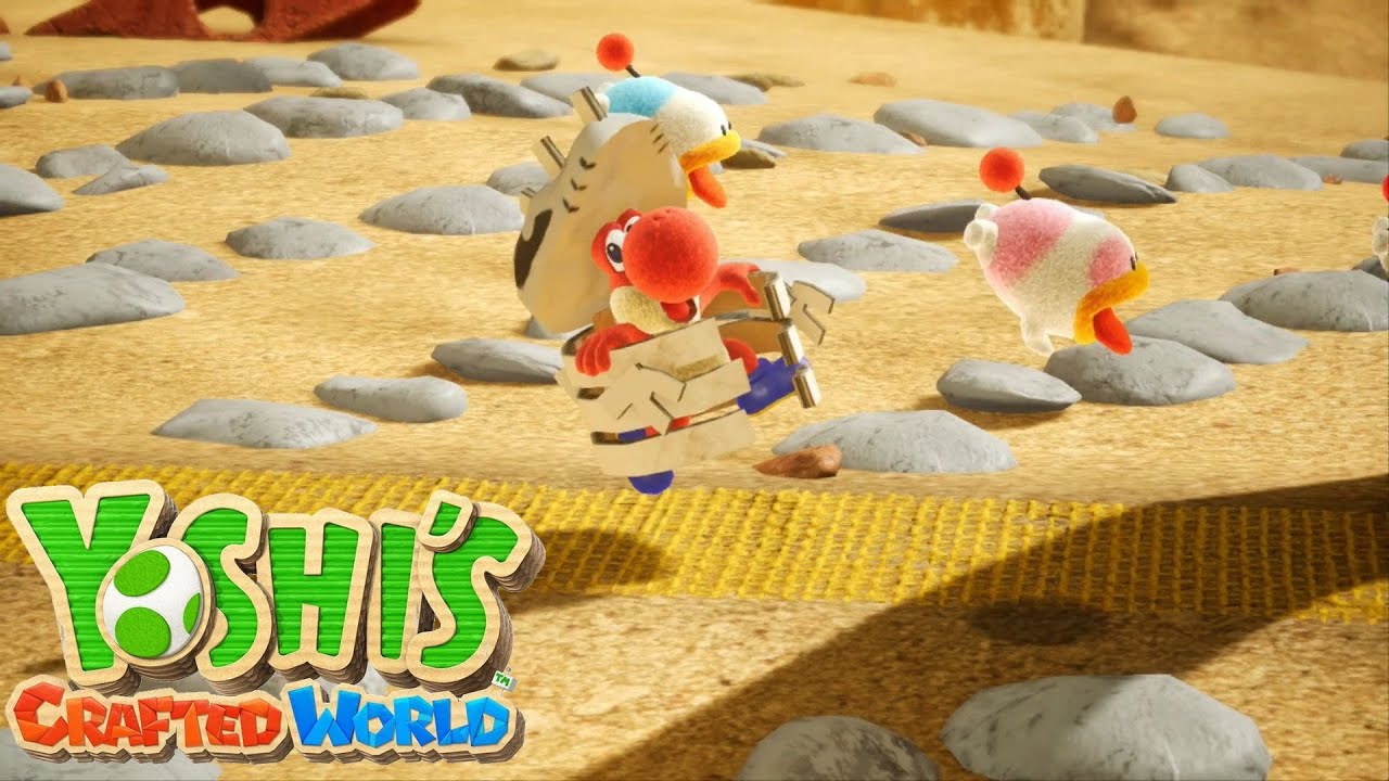 Yoshi's Crafted World // Dino Desert Walkthrough (Part 16) YouTube