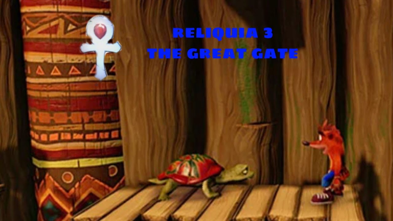 Crash Bandicoot N Sane Trilogy reliquia 3 (Walkthrough 100 crash 1