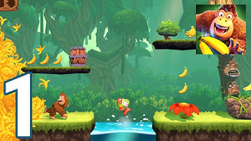 Banana Kong 2 - Gameplay / Walkthrough - Part 1 (IOS & Android)
