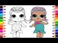 lol surprise dolls merbaby coloring pages crayola art | setoys