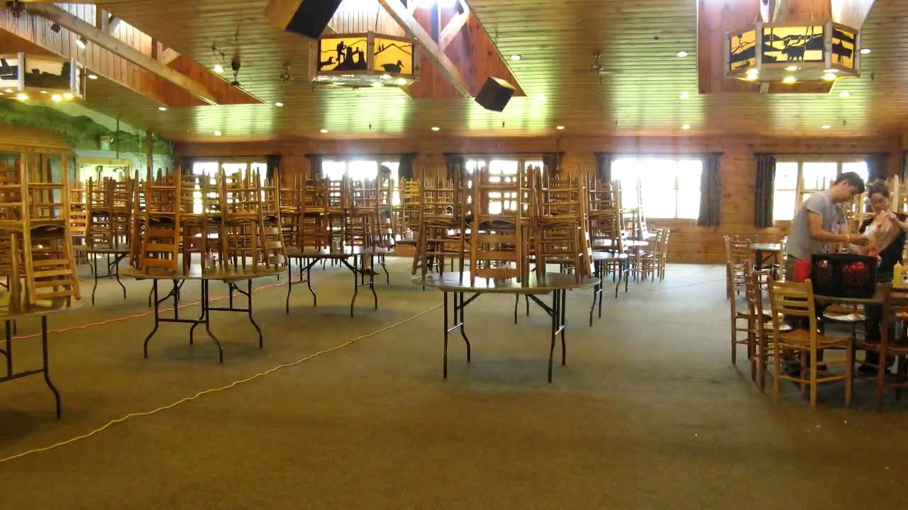 Time lapse of Saranac Village camp dining room YouTube