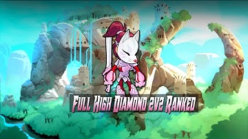 Brawlhalla - Full High Elo Diamond 2v2 Ranked 1v2 Win!