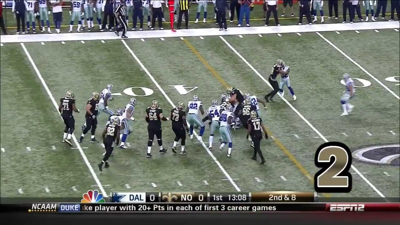 Saints Record 40 First Downs