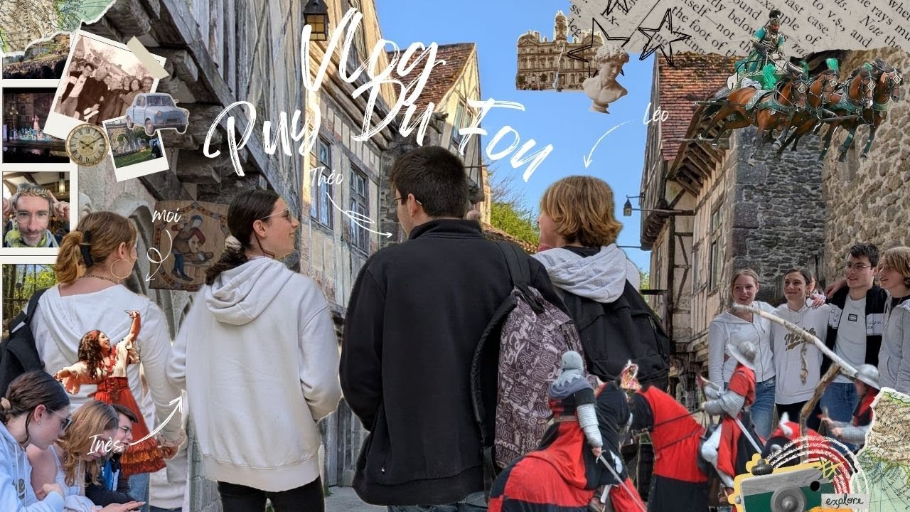 🎬🌿 VOYAGE dans le TEMPS au PUY DU FOU | Vlog avec les cousins 💫🔥