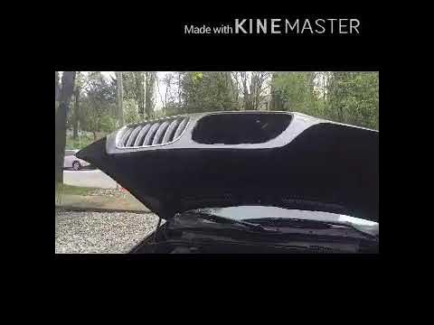 How to open the hood from outside on BMW X5 - YouTube