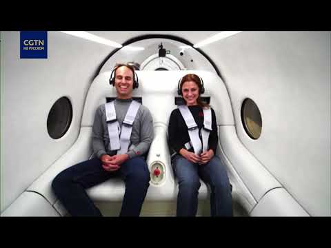 Первые испытания вакуумного поезда Hyperloop с пассажирами