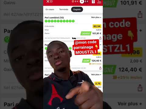 J’ai gagné plus de 30 000€ sur Betclic, regarde cette vidéo jusqu’à à la fin j’ai laissé mon code