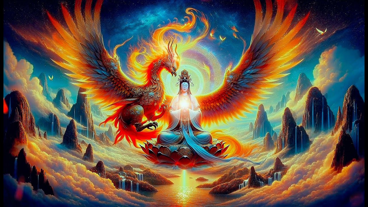 Divine Reverence: The Phoenix's Ode to Guanyin - 《慈悲凤凰礼》- 观音菩萨与神凤的神圣交响 ...