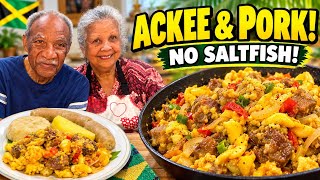 Ackee & Pork! 🇯🇲 A Delicious Twist Without Saltfish