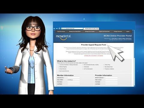 MCNA Provider Portal: Submitting an Appeal Request