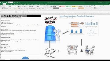 EAF #88 - How to Make an Excel Database (For Anything)