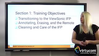 Introduction to The ViewSonic Interactive Flat Panel