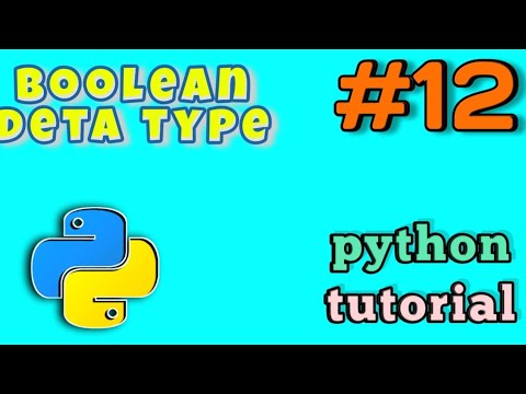 Boolean Deta Type | Python Tutorial | Part 12