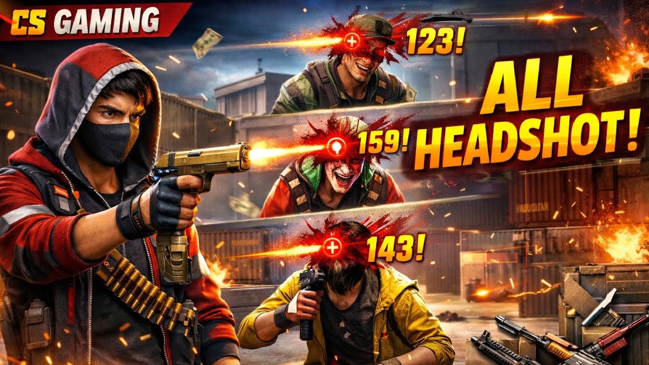 Free fire CS gaming 5 Hacks । Free fire Headshot hacks । Free fire । Genzon gaming । Gaming । Genzon