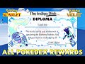 All Rewards For Completing Blueberry Pokedex in Pokemon Scarlet and Violet Indigo Disk DLC