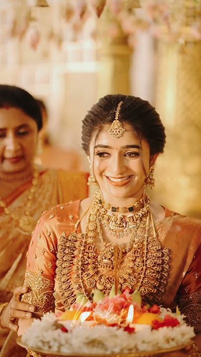 A Bride’s Priceless Smile | Malik Events | Kerala Wedding | Bridal Entry | Kalyanam | Wedding Video