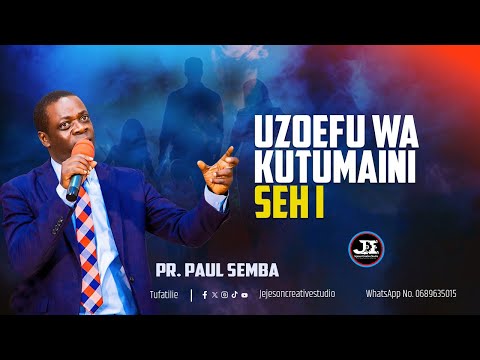 MAOMBI YA ASUBUHI UZOEFU WA KUTUMAINI SEH I PR PAUL SEMBA