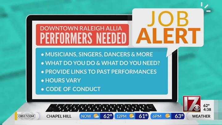 CBS 17 Job Alert - Downtown Raleigh Alliance is hiring