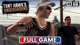 TONY HAWK'S UNDERGROUND Full Gameplay (PC 4K 60FPS) No Commentary