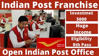 Indian Post Franchise, Invest Rs. 5,000