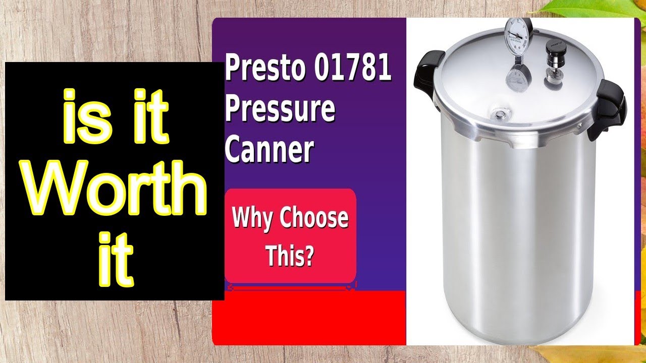 Presto 01781 Pressure Canner REVIEW - Features - Important Information