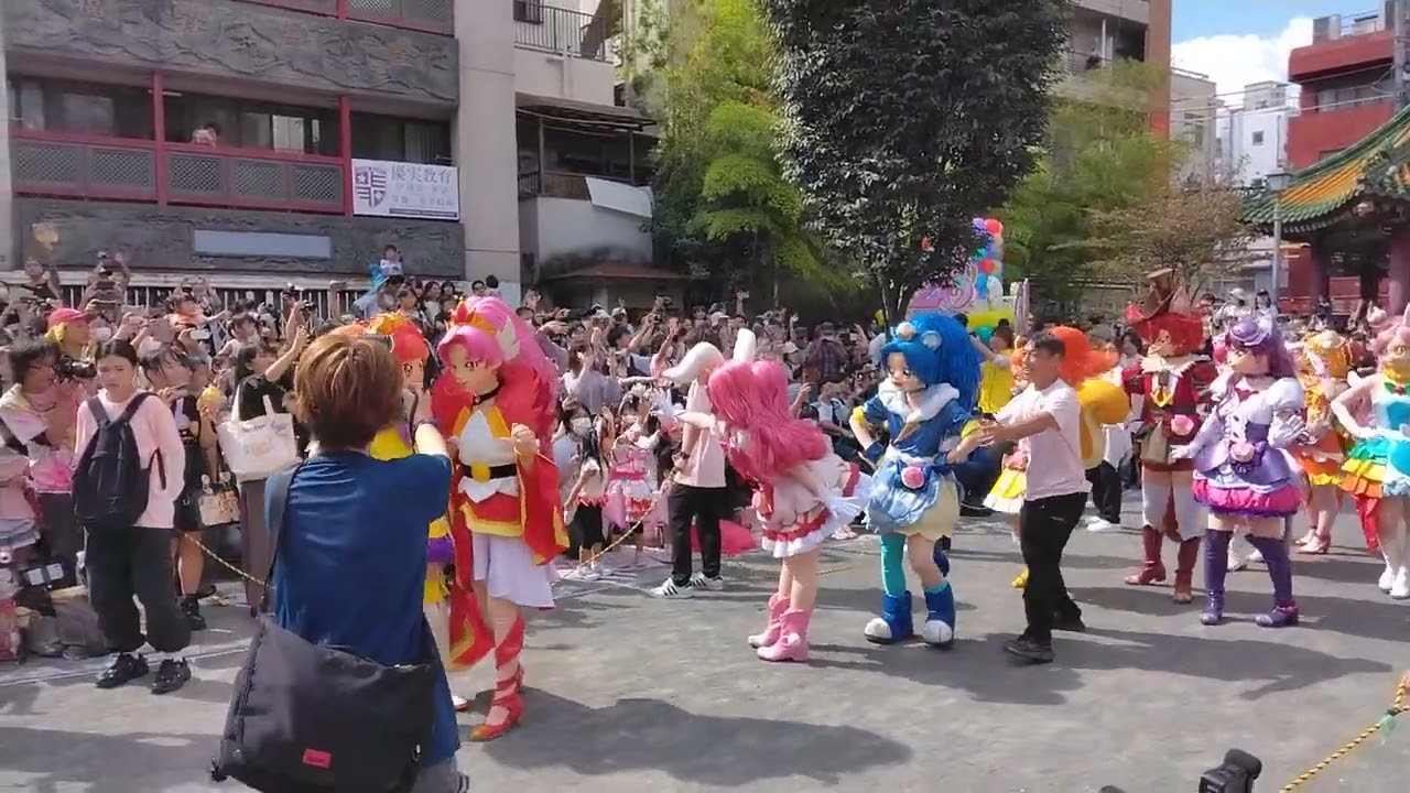2003.9.23 プリキュア20周年パレード横浜中華街編、山下町公園に到着