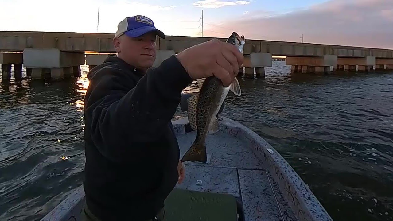 Back To The Trestle Lake Pontchartrain Speckled Trout Fall Fishing