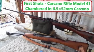 Carcano Rifle M1941 - My First Shots With This Rifle