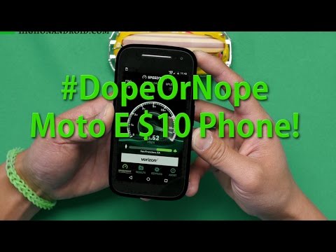 #DopeOrNope Moto E 10 Dollar Phone Unboxing! [HOWTO Activate on GSM]