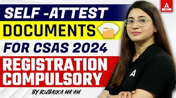 How to Self Attest a Document 📑| DU CSAS Portal Registration 2024 | Must Watch