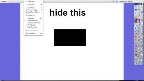 Hide Objects in Promethean ActivInspire