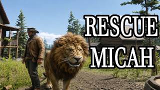 What Happens If We Use A Lion To Rescue Micah RDR 2