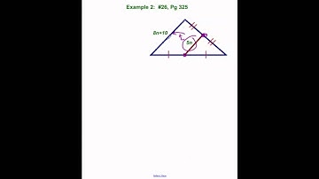 Geometry Mini Lesson #35 Chapt 5-4 Triangle Midsegment