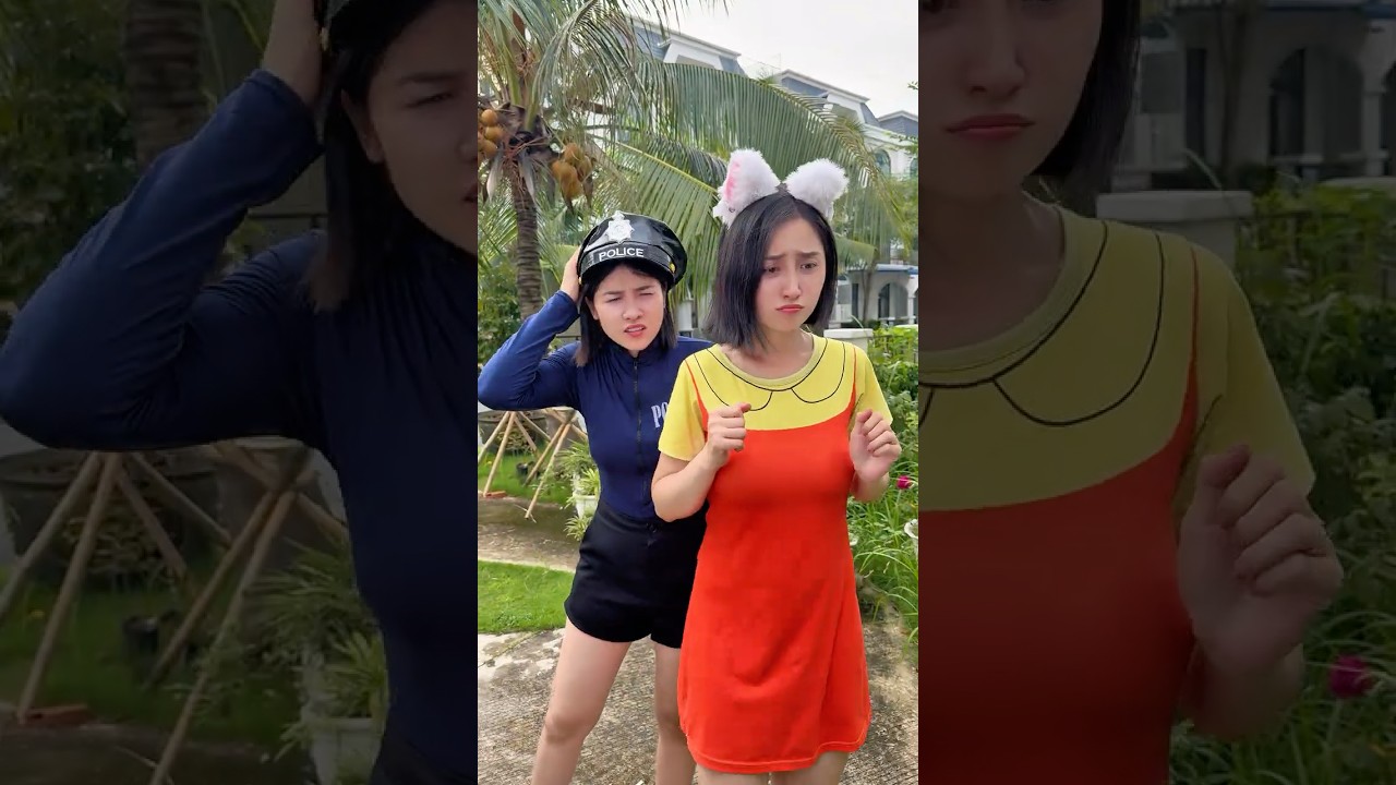 Poor cat girl misunderstood for rescuing a missing dog #catcute747