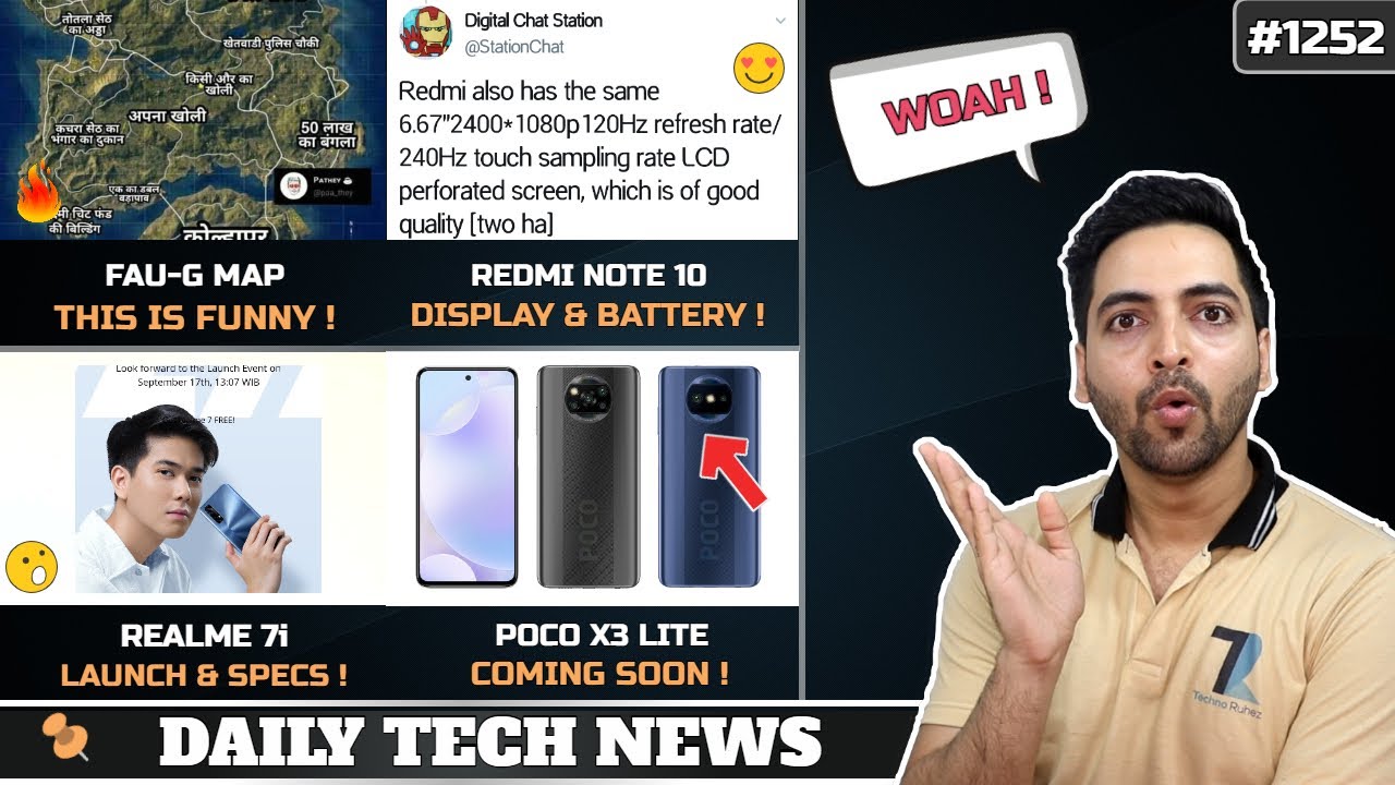 FAU-G Map🤣,POCO X3 Lite🤷‍♀️,PUBG Ban Effect🤦‍♂️,Oneplus Nord Lite,Redmi Note 10 6000 mAh 😍,Realme 7i