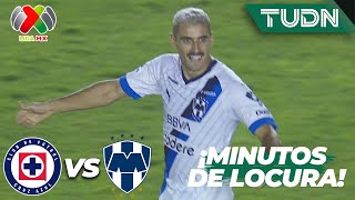 ¡MINUTOS DE LOCURA! Rayados anotó dos goles | Cruz Azul 1-2 Monterrey | CL2024 - Liga Mx Semis |