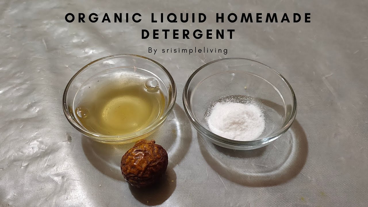 How to prepare Organic detergent at home/home made liquid detergent for