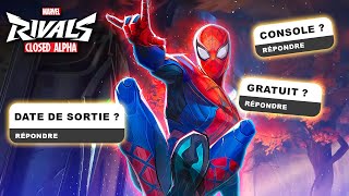 Je vous dis TOUT sur le FUTUR de MARVEL RIVALS !