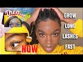 USE THESE TWO THINGS TO GROW EXTREME SUPER LONG CURLY EYELASHES + EYEBROWS FAST!!! | Maria Mwene