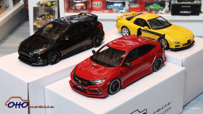 Mes dernières voitures miniatures OttOmobile 1/18 #1 : Subaru, Peugeot,  Honda ! 