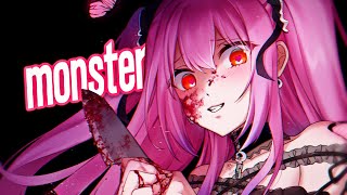 Nightcore - Monster (Lyrics)