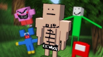 I made my own CUSTOM MOBS in Minecraft...