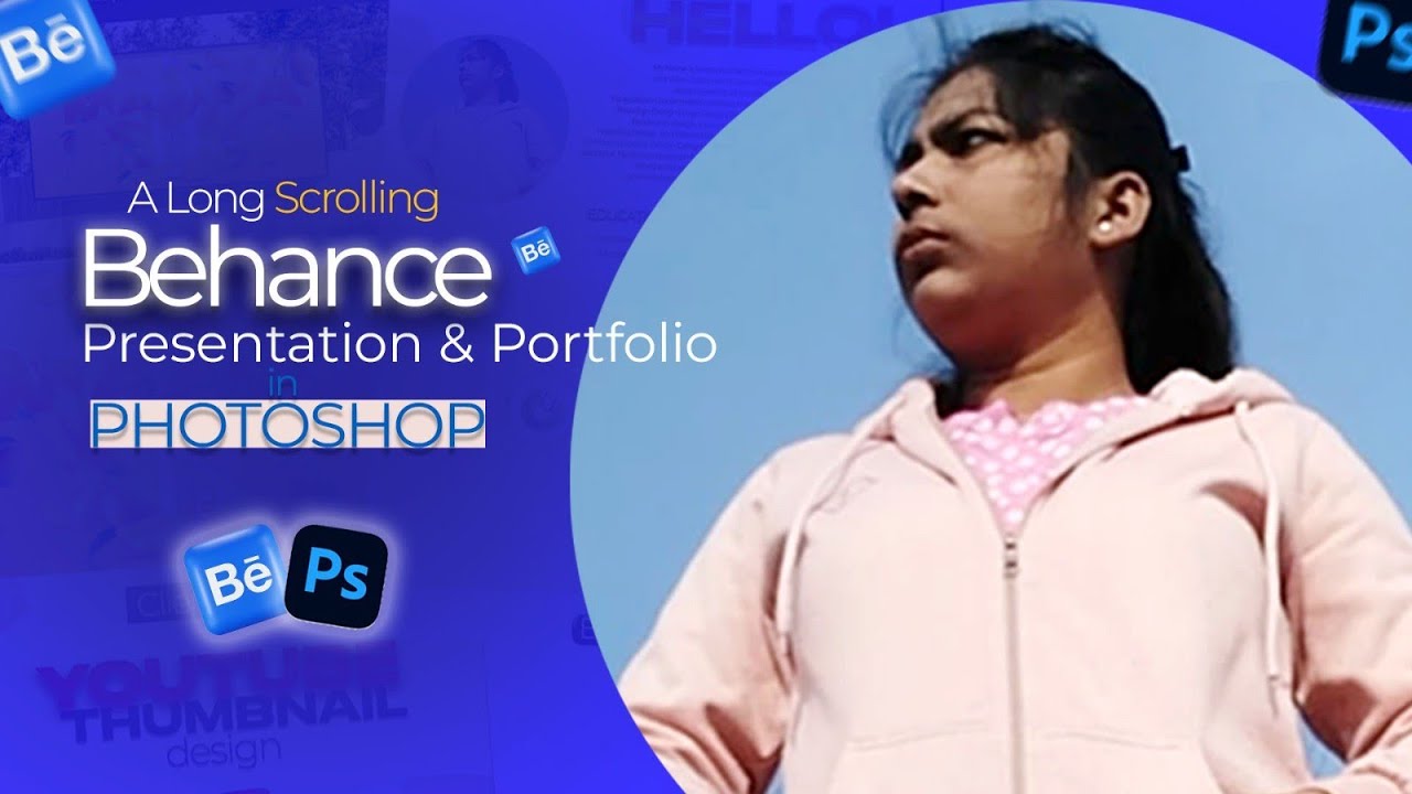 How To Make A Long Scrolling Behance Presentarion & Portfolio In Photoshop