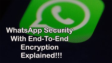 WhatsApp Security With End-To-End Encryption Explained In [Hindi/Urdu] | Tech Rest