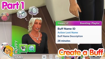 How to create interactions in Sims 4 PT1: BUFFS