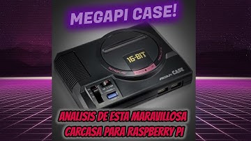 Retroflag MegaPi case.Hermosa carcasa de sega megadrive para la raspberry pi! Sega mini?