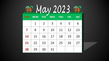 Make 3D Calendar - Using PowerPoint 2021