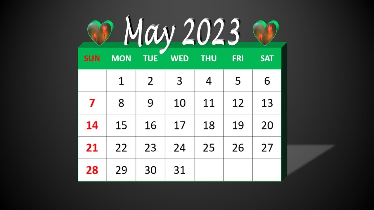 Make 3D Calendar - Using PowerPoint 2021